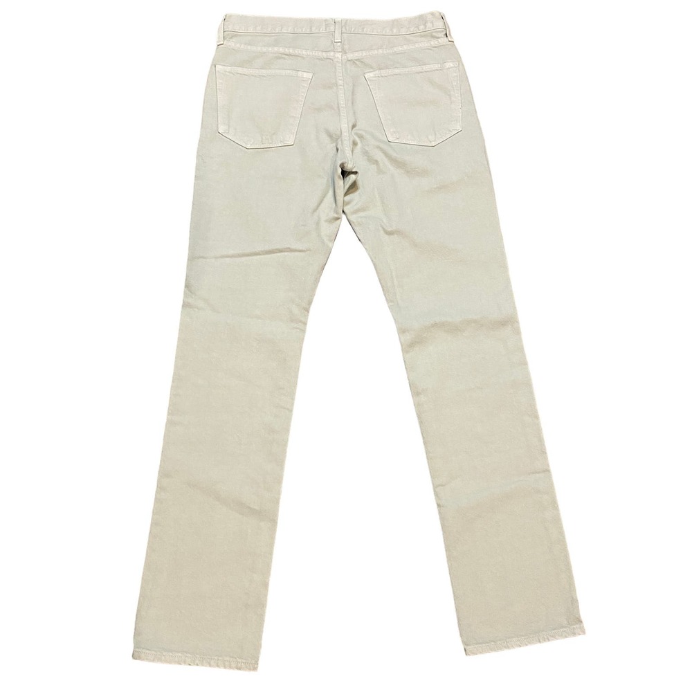 $195 Sid Mashburn Slim Straight Jeans Light Green Sage Men's 33x32